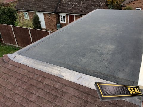 EPDM Roof Draining Onto Tiles