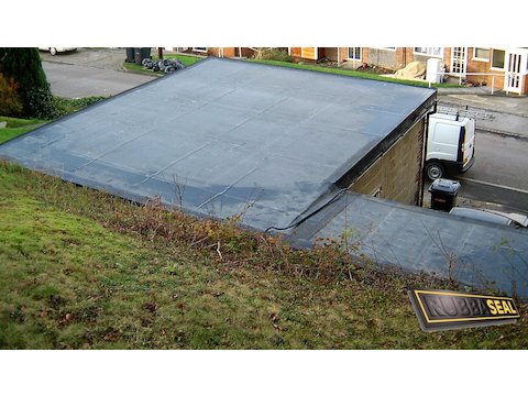 l shaped garage roof
