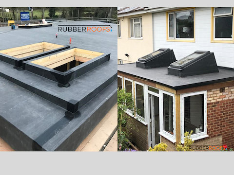 Rubber Roofing Kit For Flat Roofs 1.52mm Premium EPDM membrane & Adhesives Only 
